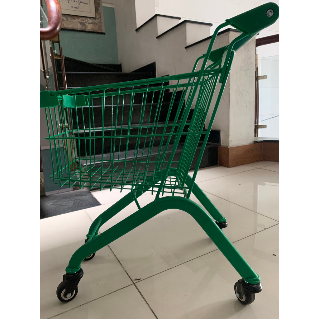 Xe đẩy siêu thị dành cho trẻ em, Màu Xanh Lá
