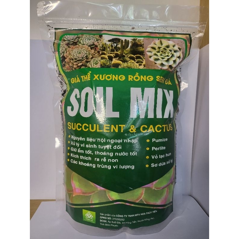 Đất trồng sen đá Soilmix túi 7.5kg