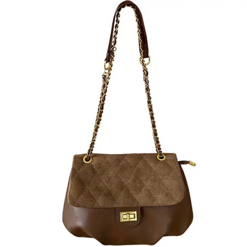 Túi Xách tote Đeo Vai / Đeo Chéo Phối Dây Xích Thời Trang 2023 Dành Cho Nữ