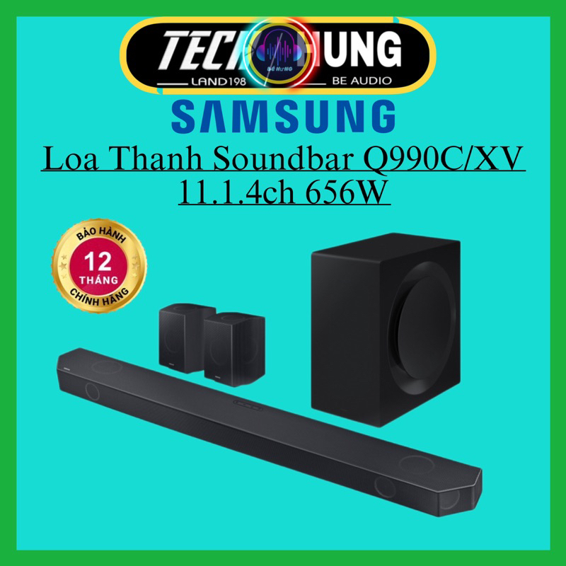 Loa Thanh Soundbar SamSung Q990C/XV 11.1.4ch 656W hàng chính hãng cao cấp