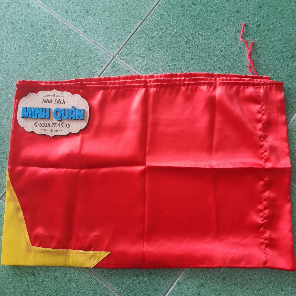 Cờ Tổ quốc/Búa liềm size 0.7x1.05m vải phi bóng