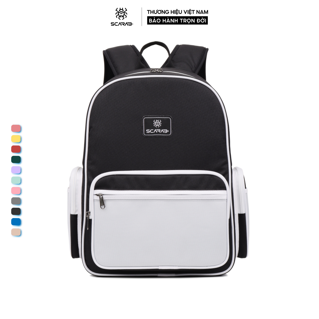 Scarab Estate Backpack Unisex - Balo Đi Học Thời Trang, Đựng Vừa Laptop 15,6inch(mỏng)