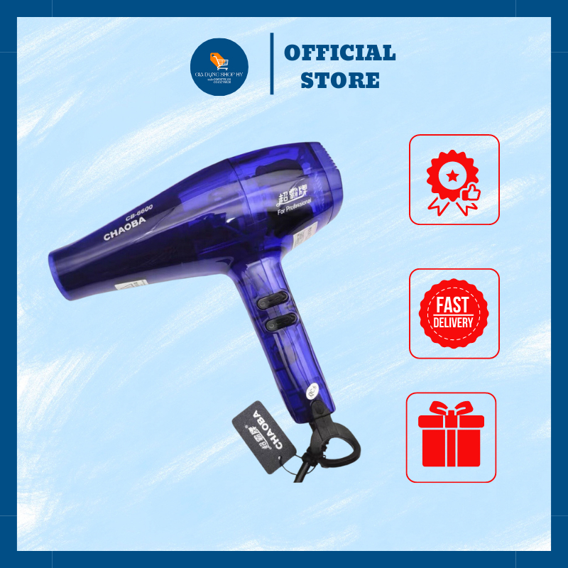 Máy sấy tóc CHAOBA 3000W , MÁY sấy tóc công suất lớn 2 chiều nóng lạnh tạo kiểu tóc cho salon,hàng chính hãng