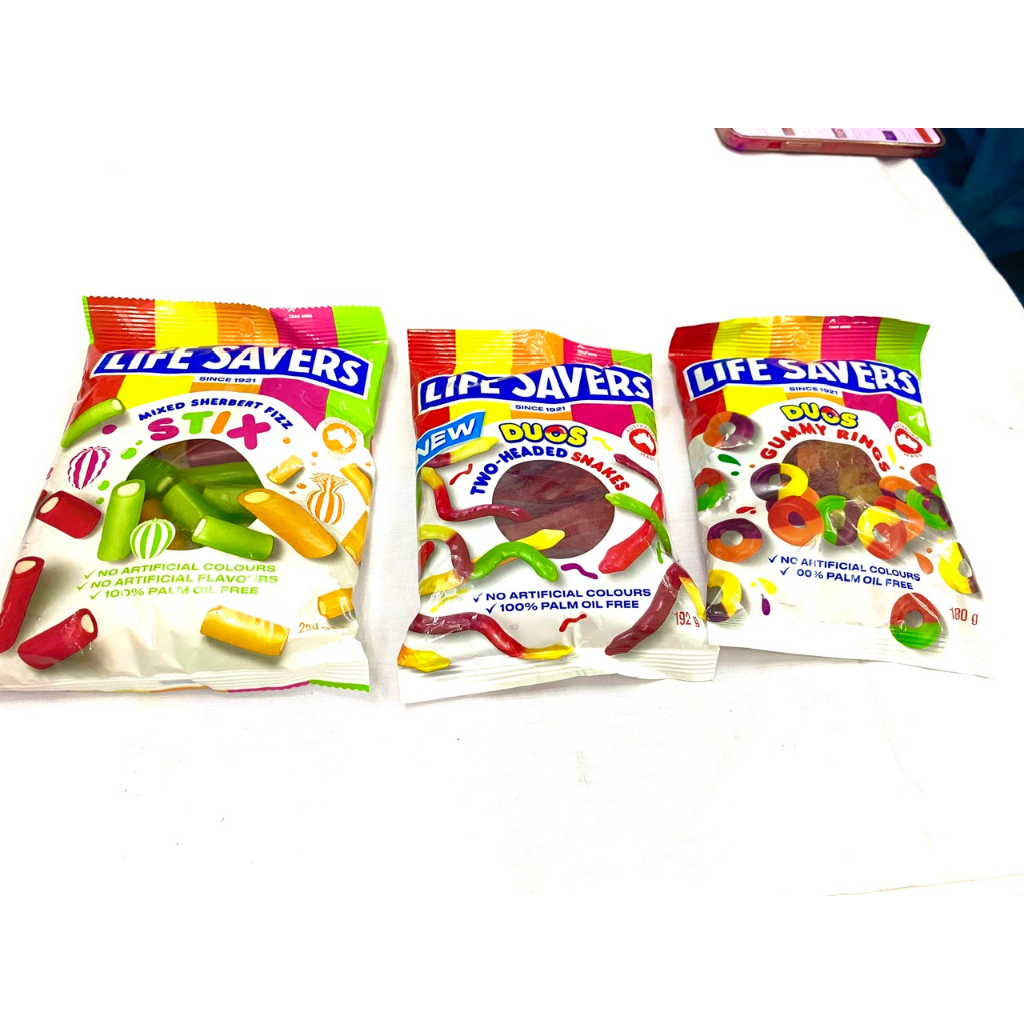 Kẹo dẻo Life Savers 🇦🇺 180G/192G/220G