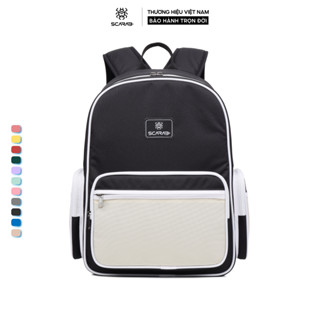 Balo Estate Backpack Unisex Thời Trang Nam Nữ Đựng Vừa Laptop 15.6inch Chống Thấm Tốt_Bảo Hành Trọn Đời Scarab