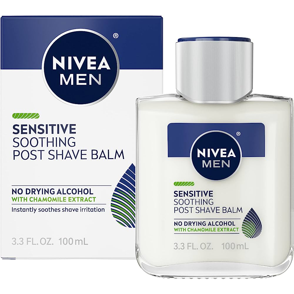 Dưỡng ẩm da sau khi cạo râu cho nam NIVEA Men Sensitive Post Shave Balm 100ml (Mỹ)