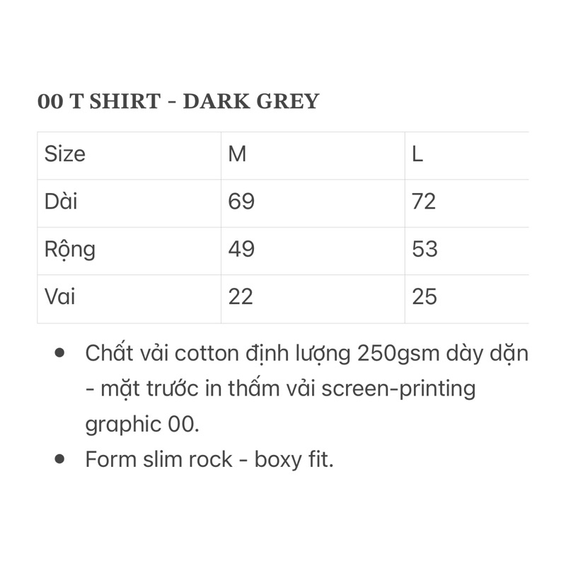 Áo thun 𝟎𝟎 𝐃𝐑𝐑𝐊 𝐆𝐑𝐄𝐘 𝐓𝐄𝐄
