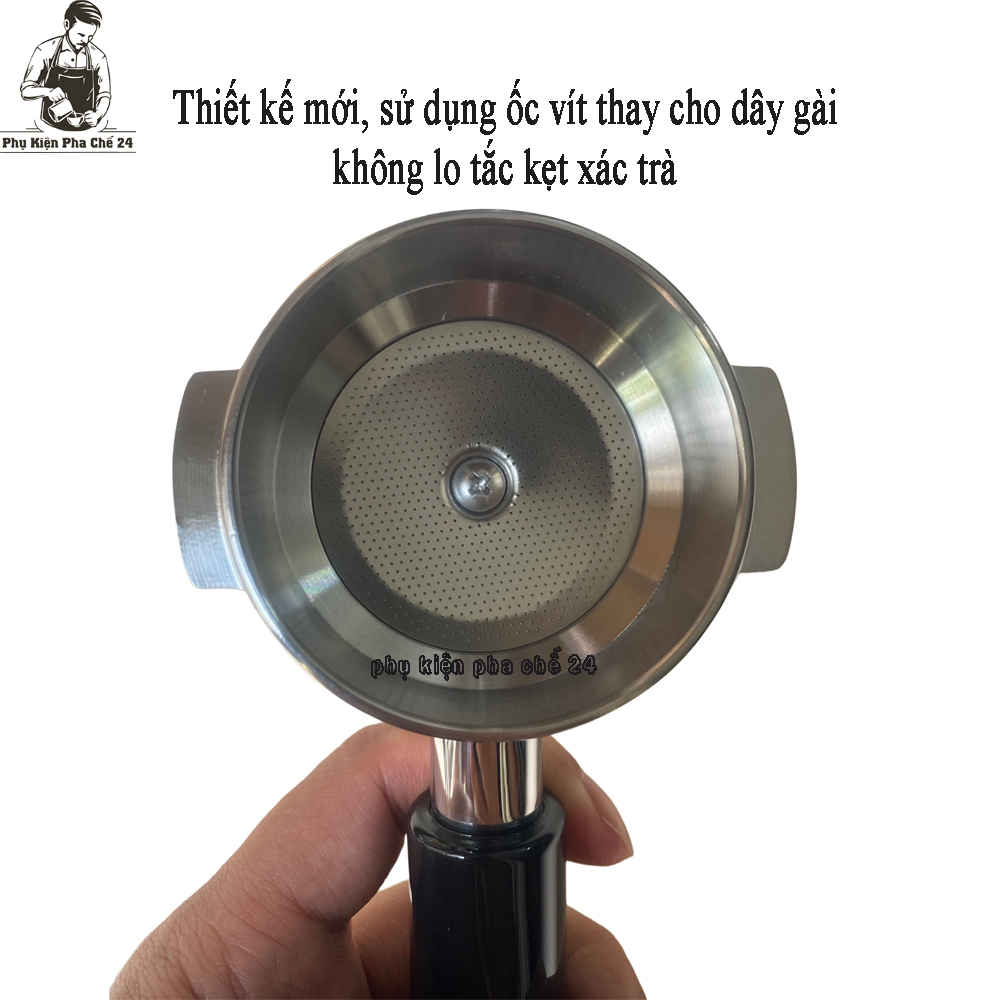 Tea Portafilter - Teapresso Portafilter - Tay Cầm Pha Trà Sử Dụng Cho Máy Pha Cà Phê Phù Hợp 58mm