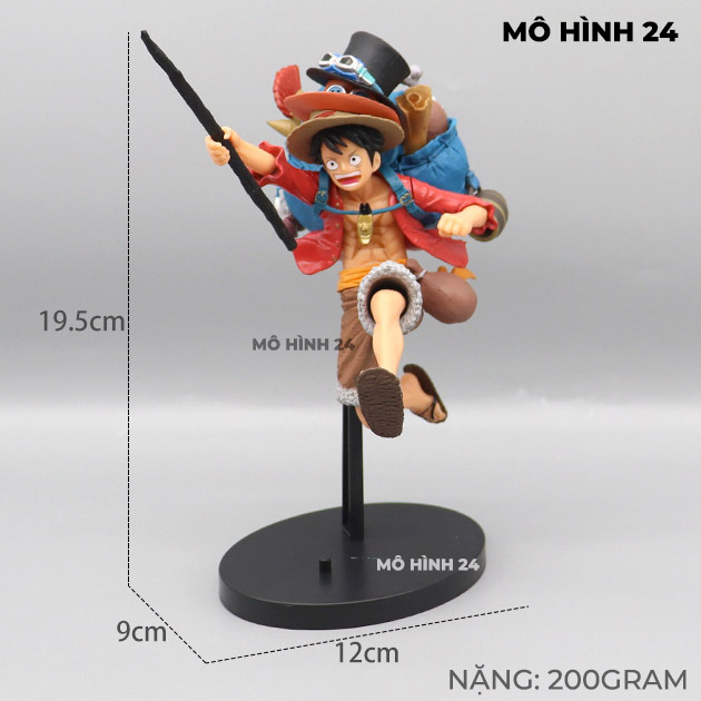 Bộ 3 anh em mô hình Mania Produce one piece luffy sabo ace thám hiểm ba anh em three brothers one piece figure