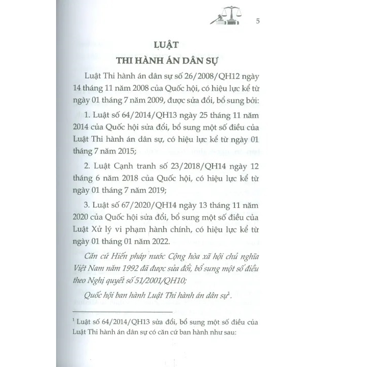 Sách - Luật Thi Hành Án Dân Sự
