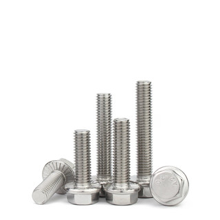Set 10 cái M6 Bulong liền long đen inox304 M6