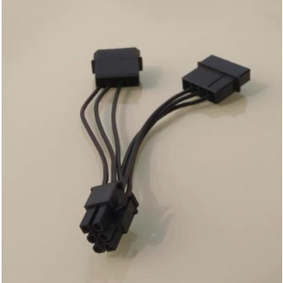 Cáp chuyển 2 nguồn 4 pin ra nguồn phụ 6 pin VGA