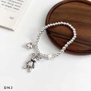 Lắc tay gấu bạc ta