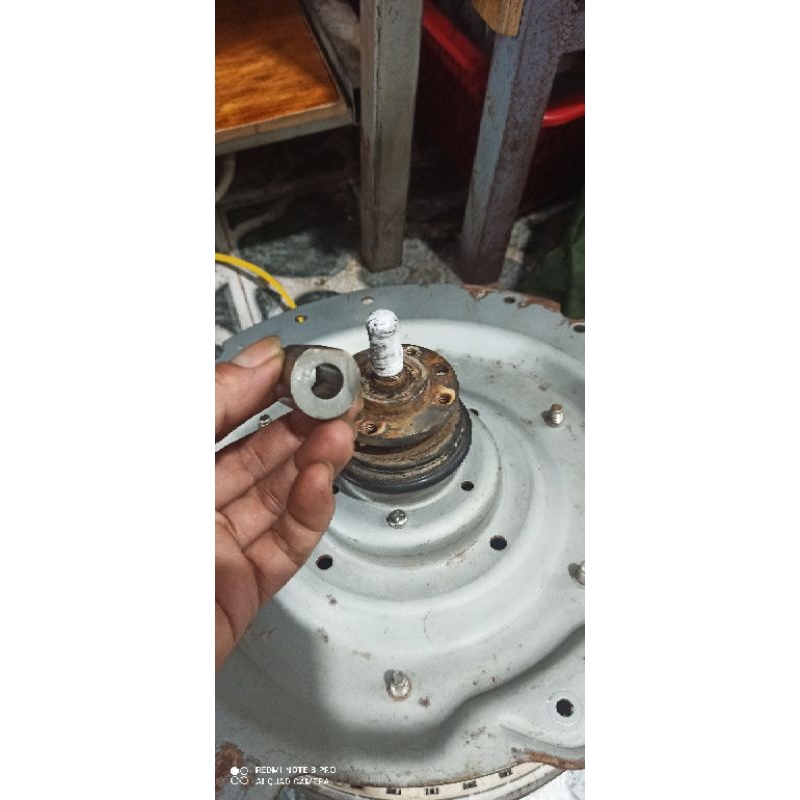 Motor Máy giặt inverter combo : Motor , trục đệm , puly