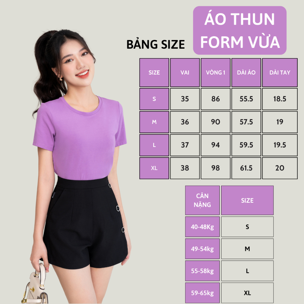 Áo phông nữ form vừa in hình họa tiết đơn giản - Áo thun nữ Loza G0012