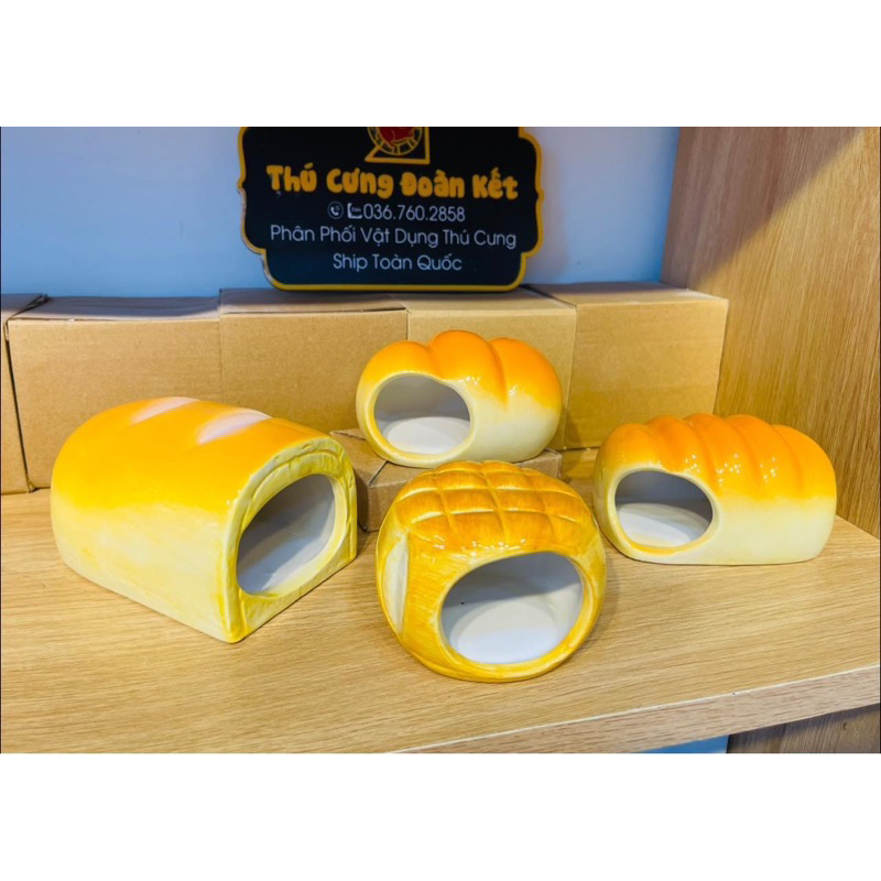 NHÀ SỨ BÁNH NGỌT CHO HAMSTER - NHÀ SỨ LÀM MÁT