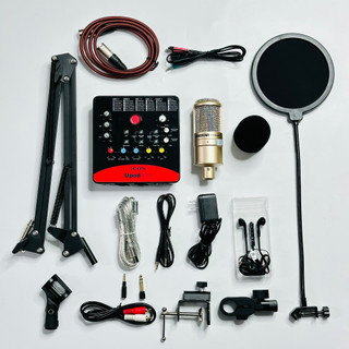 Micro Thu Âm Chuyên Nghiệp - Combo Bộ Thu Âm Livestream Takstar PC-K200 + Soundcard Icon Upod-Pro Chuyên Nghiệp, Cực Hay