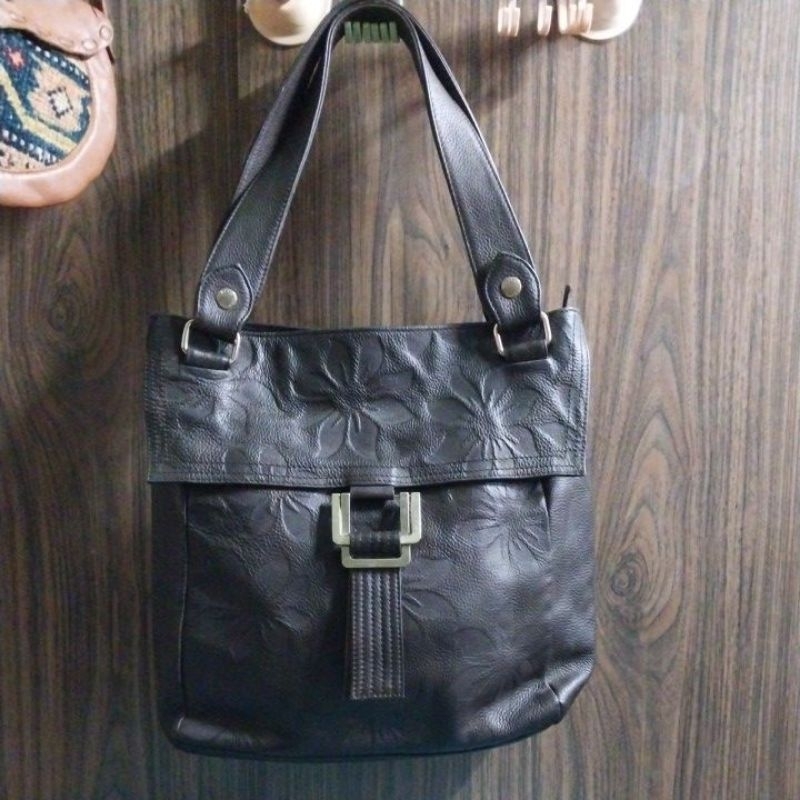 Tote cặp nam nữ laptop, A4da thật hiệu si Nhật size 35,36