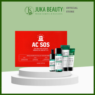 (Có lẻ) Set ngăn ngừa mụn Some By Mi AHA-BHA-PHA 30 Days Miracle Travel kit/Miracle Ac Sos/Miracle Solution