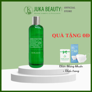 [SALE LỖ hsd 3/2024] (Tặng khẩu trang+Khăn mặt) Nước hoa hồng Derladie Herbal Extract Toner 140ml