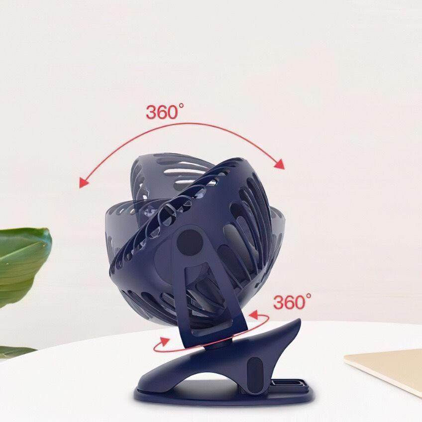 Quạt Mini 10000mah Model GF07 Quạt Tích Điện 8-12H Chuyên Dụng Cho Học Sinh Sinh Viên Xe Đẩy Trẻ Em Văn Phòng