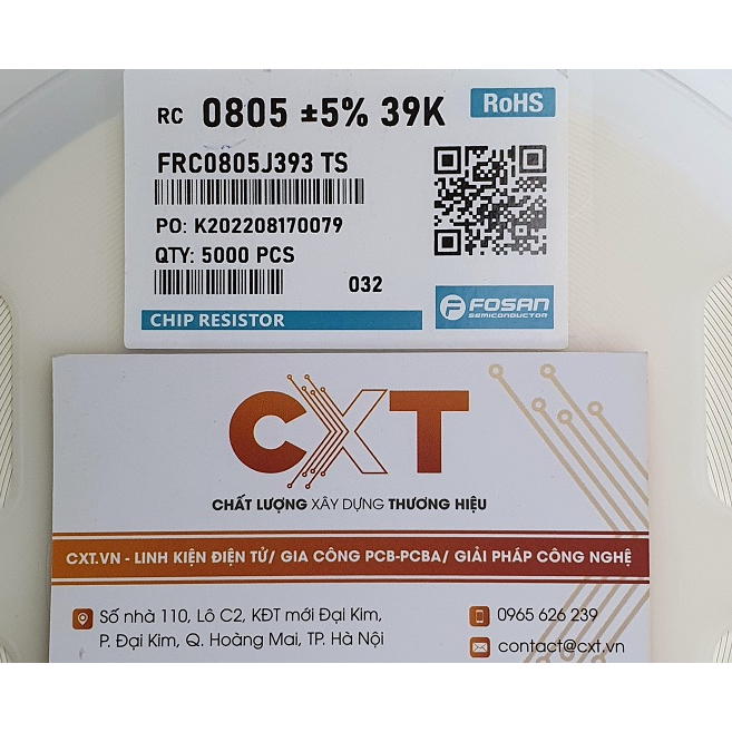 Điện trở 39K 0805 (5%) (50c)