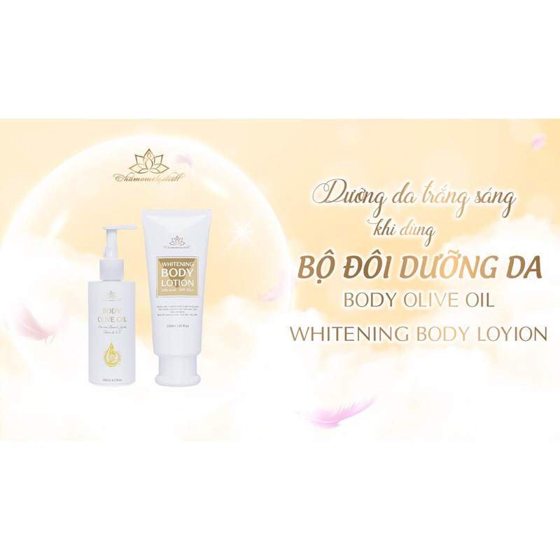 Dưỡng body chamomileskill hàng chuẩn kèm quà 🎁