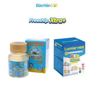 Nước Yến Sào Sanest Kids , Lumiar Nest Hộp 62ml và 70ml [ Date Luôn Mới ]