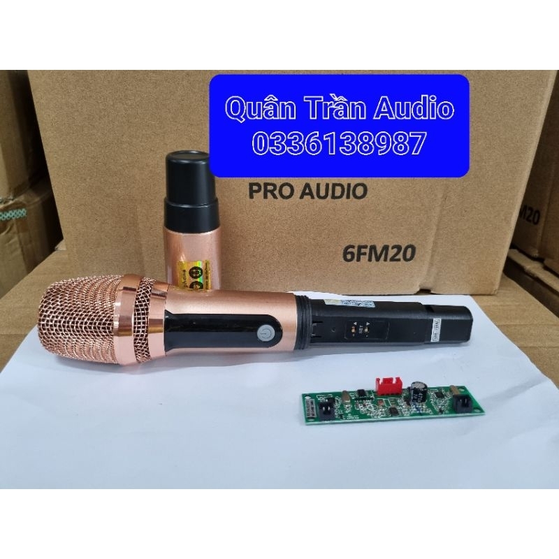 Micro Loa Kéo chất lượng tiếng hát karaoke cực hay_tần số UHF