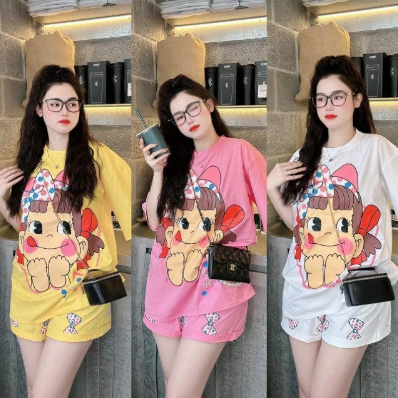 Đồ bộ nữ vải đẹp, mềm mát vải thun cotton co giãn thoãi mái thấm hút mồ hôi tốt