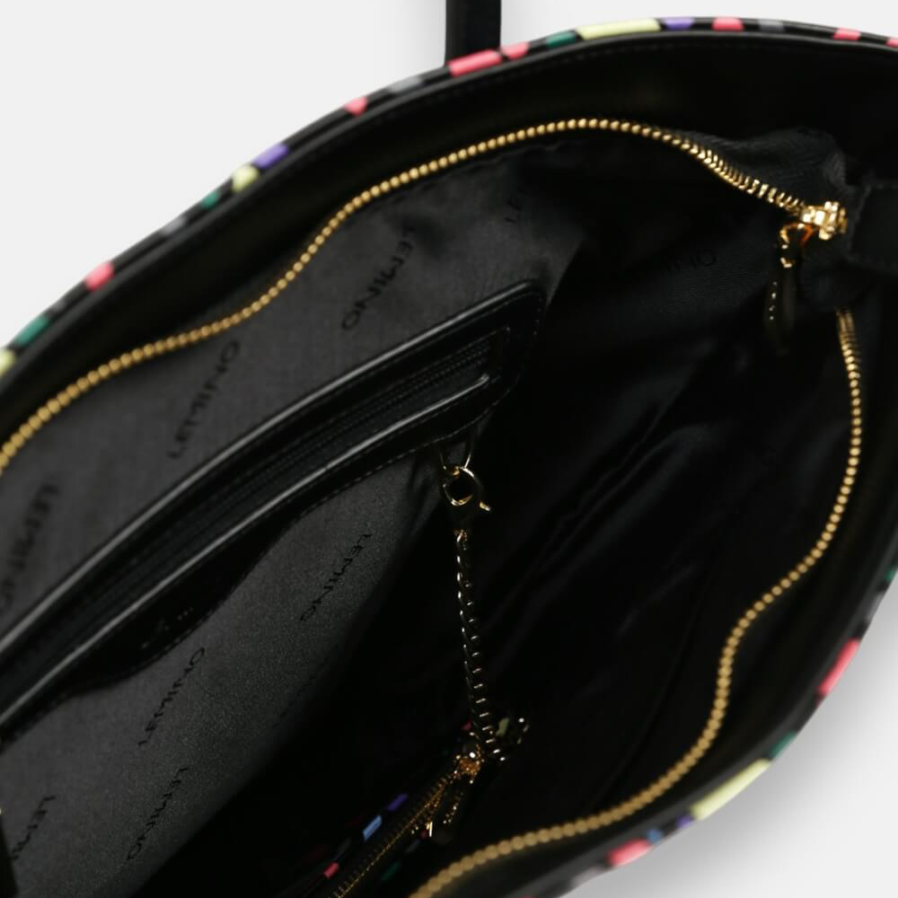 Túi Xách Nữ Lemino Monogram Multicolor Kèm Ví Nhỏ Mới LE22906