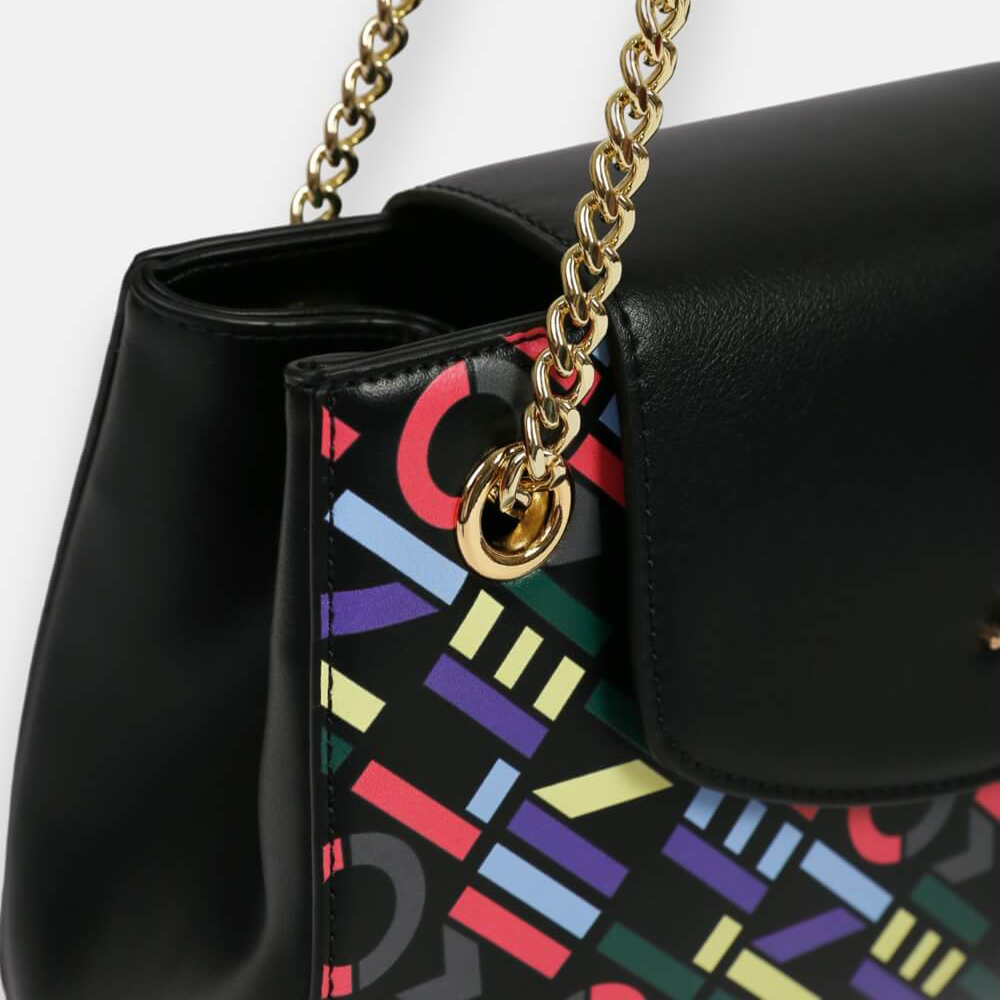 Túi Xách Nữ Lemino Monogram Multicolor Dây Đeo Phối Xích Trẻ Trung LE22907