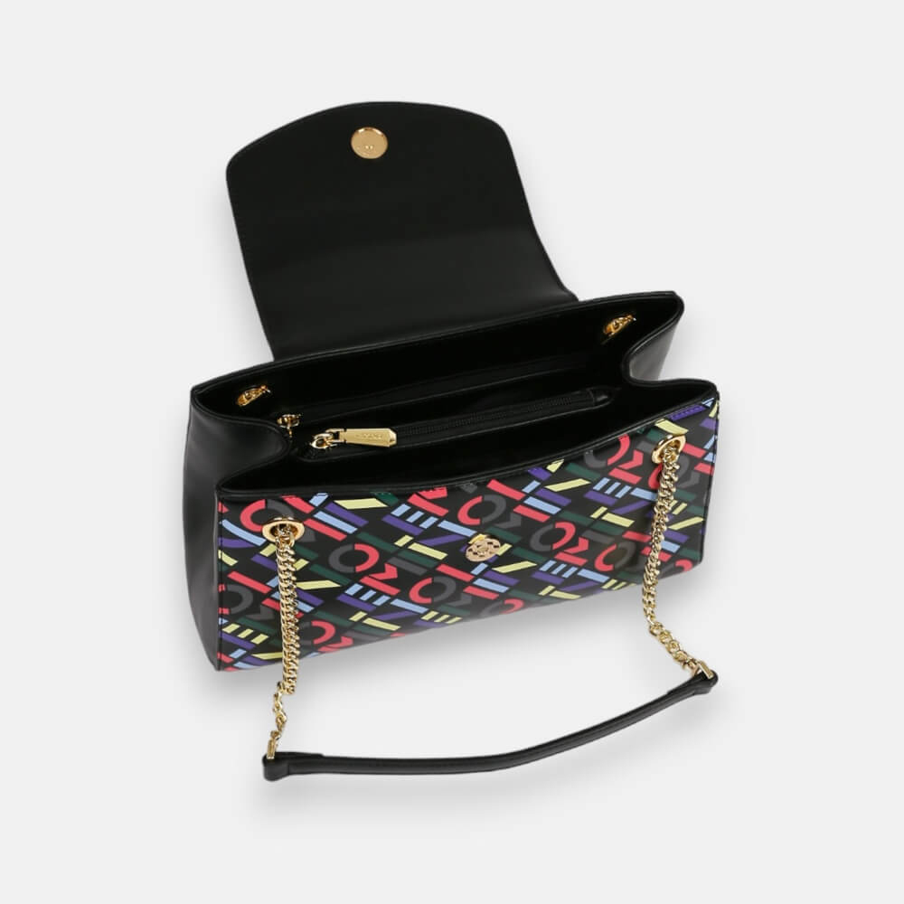 Túi Xách Nữ Lemino Monogram Multicolor Dây Đeo Phối Xích Trẻ Trung LE22907