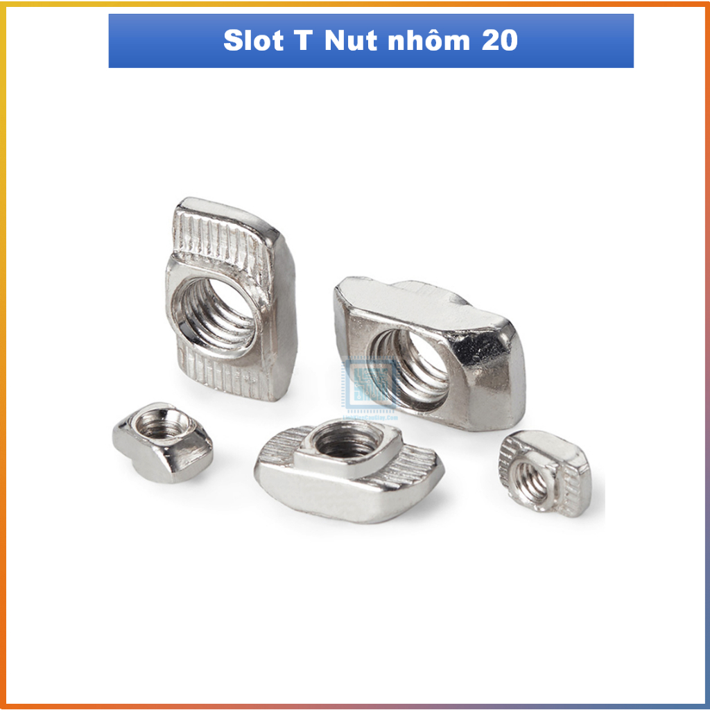 Đai ốc chữ T tán xoay Slot T Nut nhôm 20