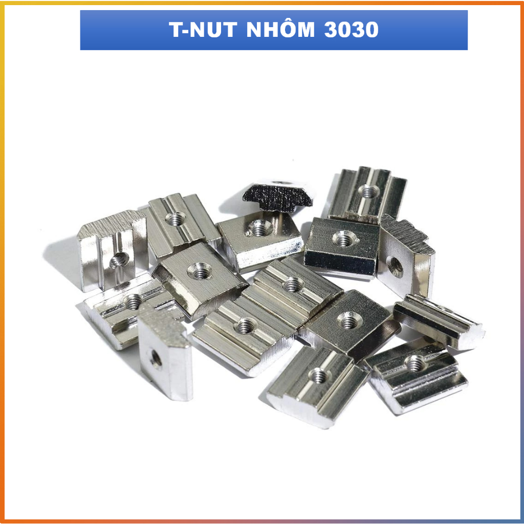 Đai ốc Tán nhôm chữ T  nhôm 3030 3060 3090