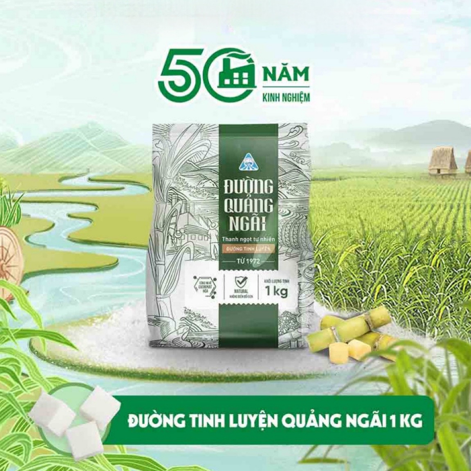 Đường tinh luyện Đường Quảng Ngãi 1kg