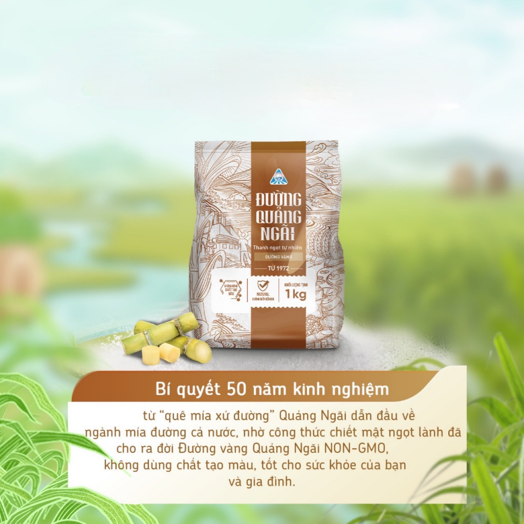 Đường vàng Đường Quảng Ngãi 1kg