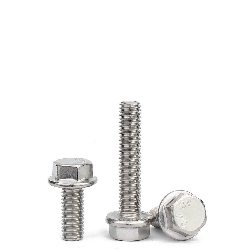 Set 10 cái M8 Bulong liền long đen inox304 M8x16,M8x20,M8x25,M8x30,M8x40