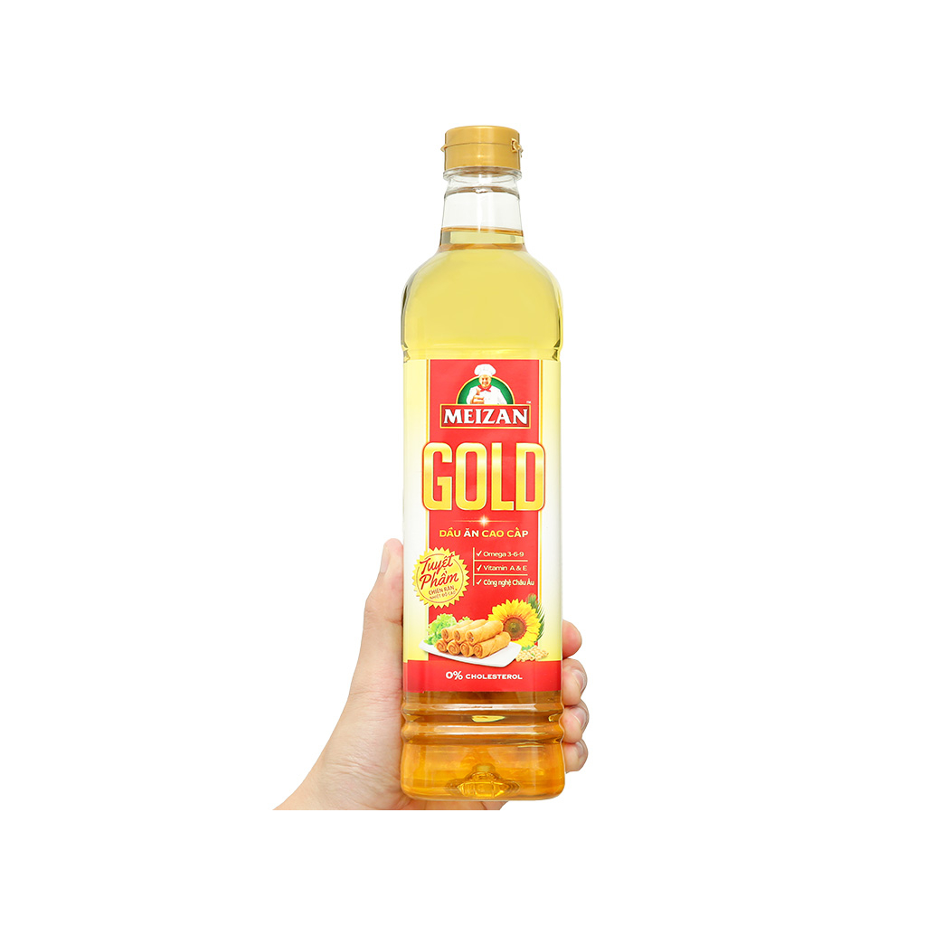 Dầu ăn cao cấp Meizan Gold chai 1 lít
