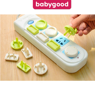 Nút Bịt Ổ Điện An Toàn, nhựa ABS cao cấp, có Móc Kéo (Bộ 10 cái). Nút chặn ổ cắm điện loại 2 chân 3 chân cao cấp