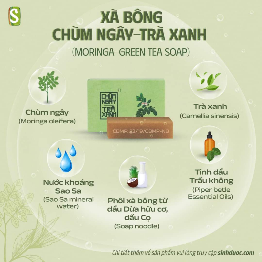 Xà Phòng Sinh Dược Thiên Nhiên 100% Tự Nhiên Đủ Loại