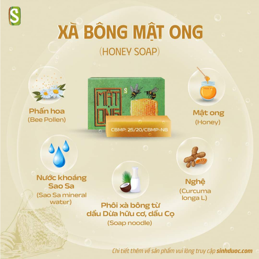 Xà Phòng Sinh Dược Thiên Nhiên 100% Tự Nhiên Đủ Loại