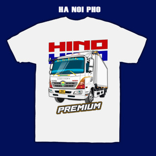 Áo thun xe tải hino 500 tùy chọn mẫu