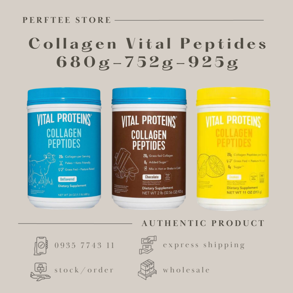 Bột collagen thủy phân Vital Proteins Collagen Peptides 680g - 923g hàng Mỹ • 𝑷𝒆𝒓𝒇𝒕𝒆𝒆 𝑺𝒕𝒐𝒓𝒆