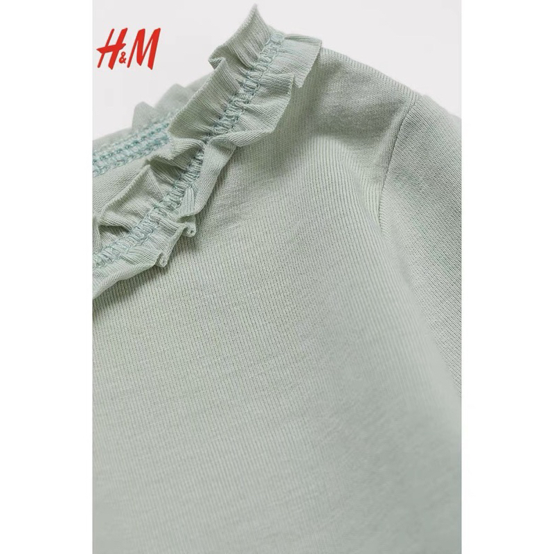 Áo dài tay HM bé gái