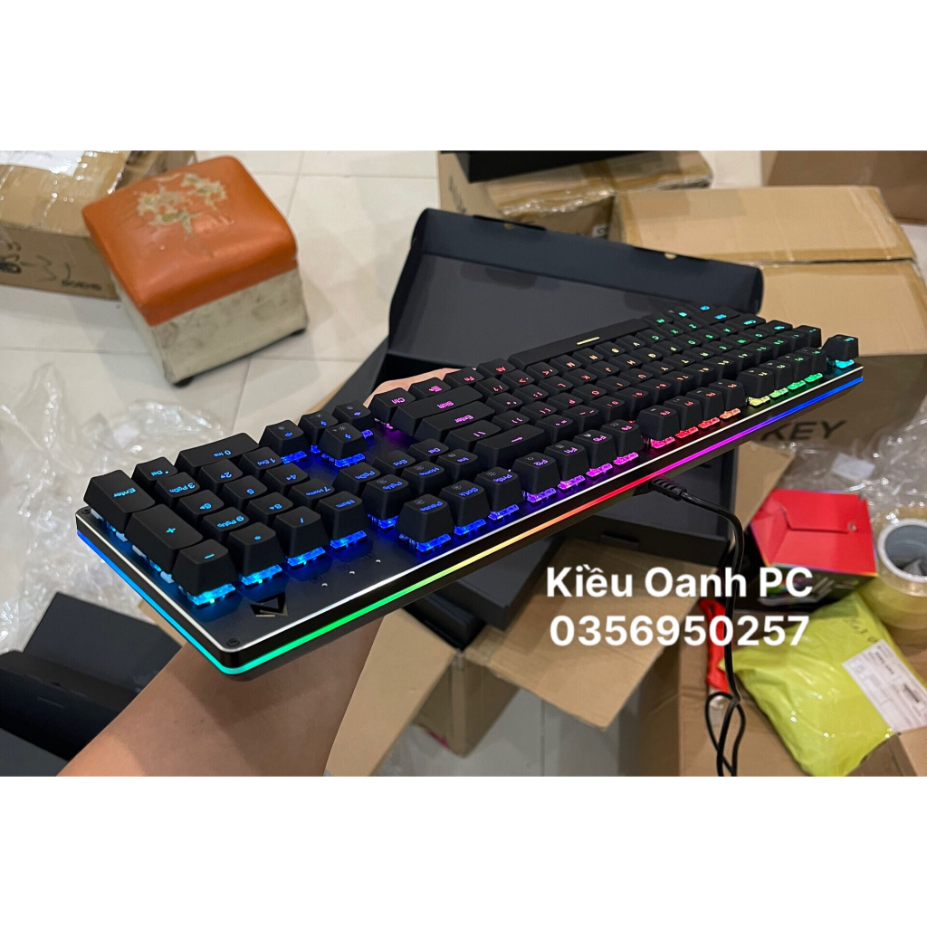 Bàn phím cơ Gaming Dareu EK810 Multi Led Brown/Blue/Red Switch