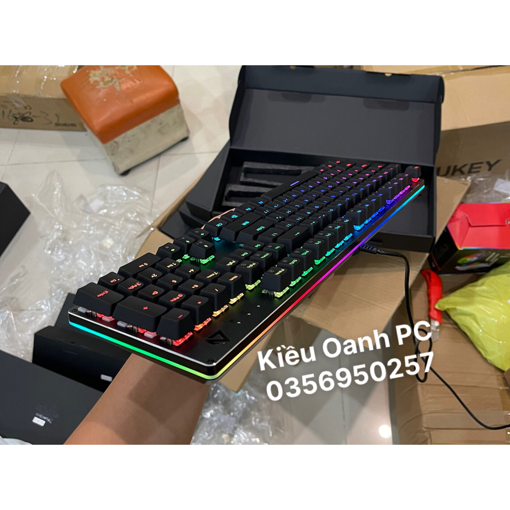 Bàn phím cơ Gaming Dareu EK810 Multi Led Brown/Blue/Red Switch