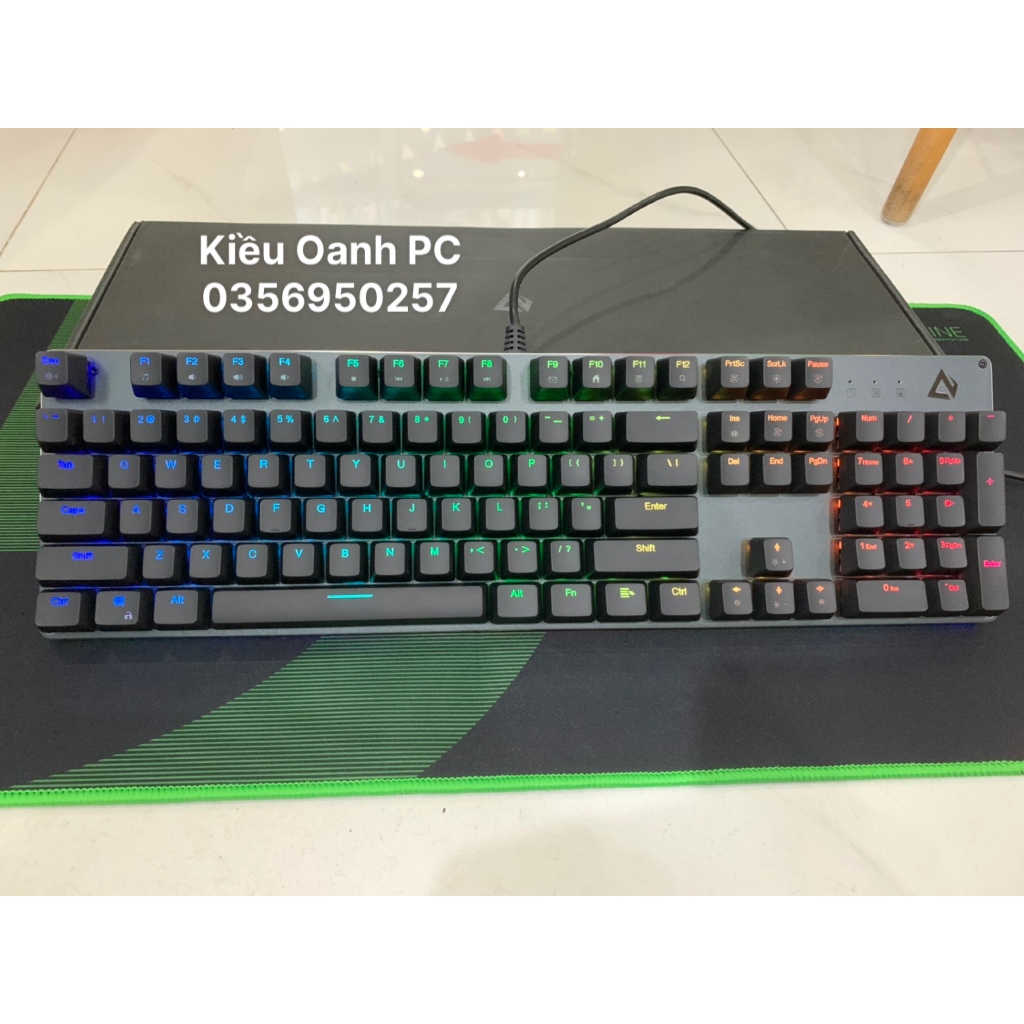 Bàn phím cơ Gaming Dareu EK810 Multi Led Brown/Blue/Red Switch