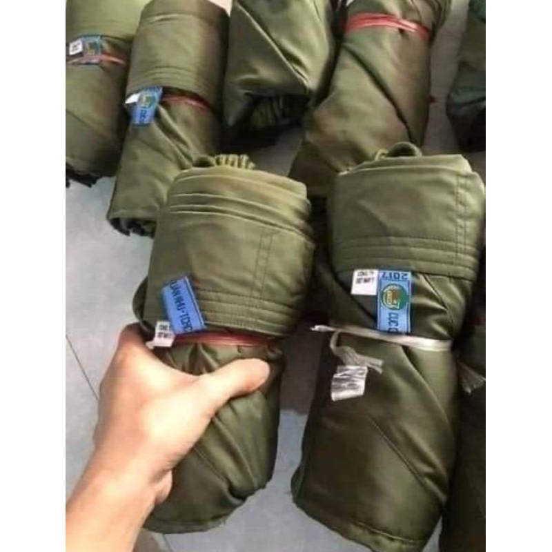 Combo võng dù xanh +cuộn dây 16m