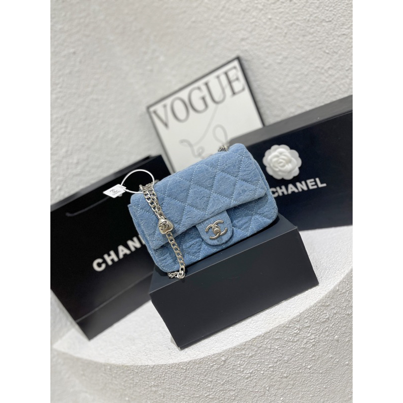 Túi Cha_nel quai chuông tim full box nam châm hàng vip sz21